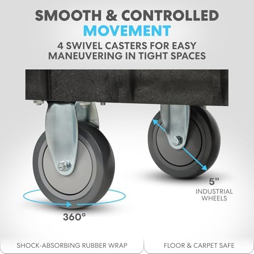 Simpli-Magic Rolling Utility Cart on Wheels, Heavy Duty - Image 3