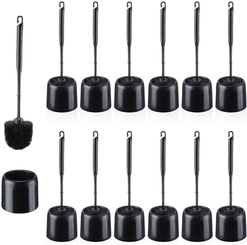 Roshtia 12 Sets Toilet Brush and Holder Set by Roshtia