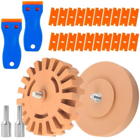 2PCS 2 Types of Rubber Eraser Wheel by Unknown