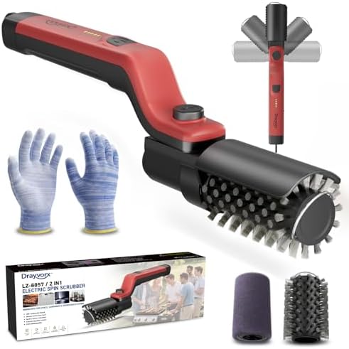 Electric Grill Brush, High Torque Grill Brush by Drayvorx