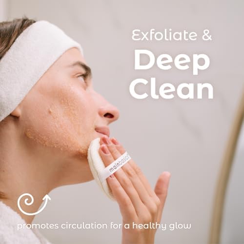 MainBasics Face Scrubber Exfoliator Pads 4-Pack, Exfoliating Sponge - Image 5