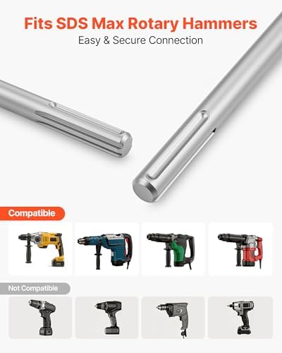 VEVOR SDS Max Scaling Chisel, 13.8" x 5.9" Chisel Bit - Image 3