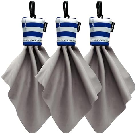 SPUDZ Classic Microfiber Lens Cleaner – Clip-On Pouch, Washable – by SPUDZ