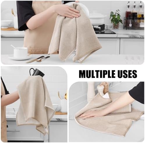 Homaxy 380 GSM Cotton Premium Kitchen Towels 3 Pack - Image 4