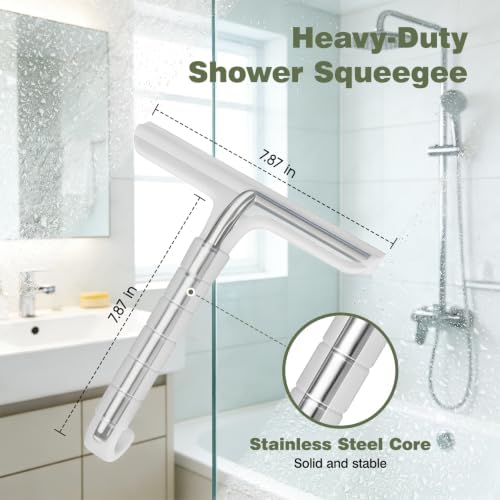 Roylvan Silicone Shower Squeegee, All-in-One Shower Squeegee - Image 5