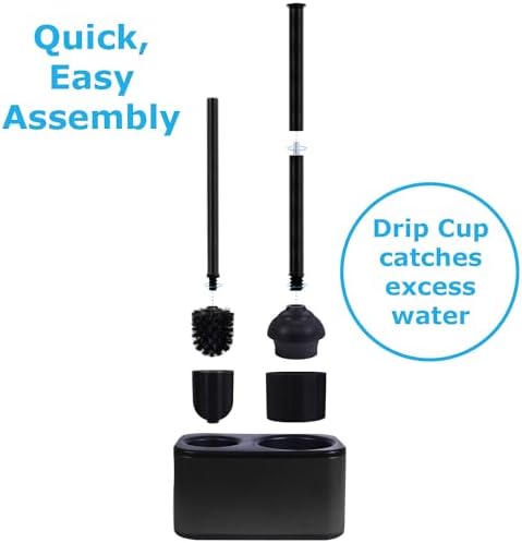 Blue Donuts Toilet Brush and Plunger Set - Image 4