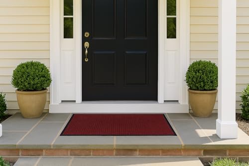 Guardian WaterGuard Indoor/Outdoor Wiper Scraper Floor Mat, Rubber/Nylon - Image 2