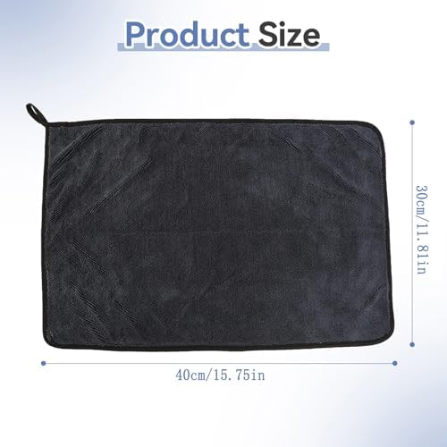 Shiny Cleaning Wipes Shower Cleaning Cloths- 3pcs Super Absorbent Microfiber - Image 3