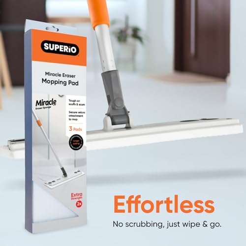 Superio Miracle Eraser Mop Refill Head Replacement Miracle Mop Pads - Image 4