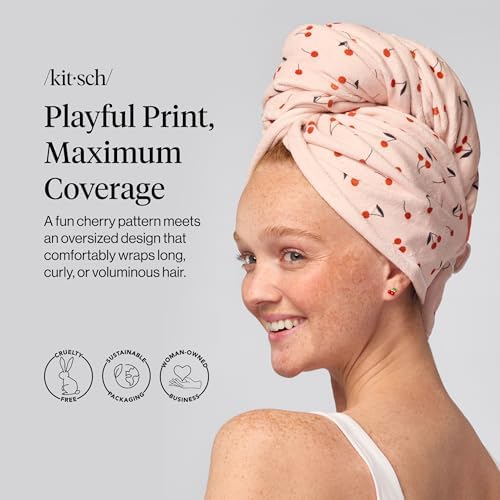 Kitsch XL Microfiber Hair Towel Wrap - Image 2