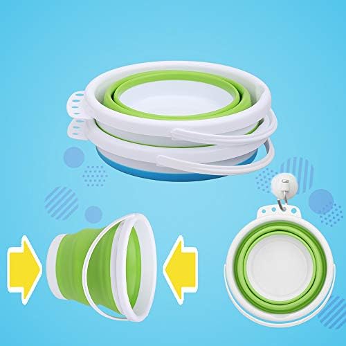 3L Jumbo Foldable Buckets, Sand Beach Toy Silicon Pails - Image 2