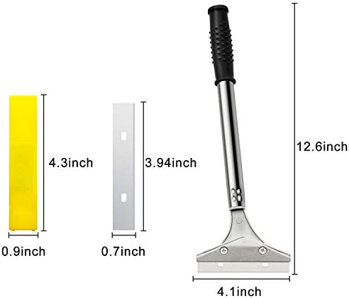 Mudder 4 Inch Razor Blade Scraper Tool Floor Wallpaper Paint - Image 4