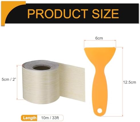 HARFINGTON Wood Grain Repair Tape 2" x 33ft Self Adhesive Repair Patch - Image 2