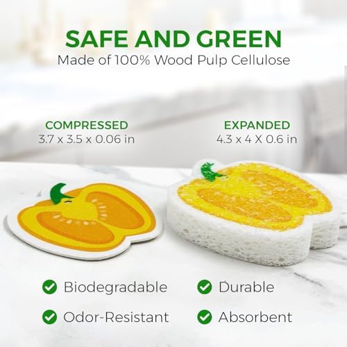 AIRNEX Biodegradable Cellulose Compressed Sponges Bulk - Image 3