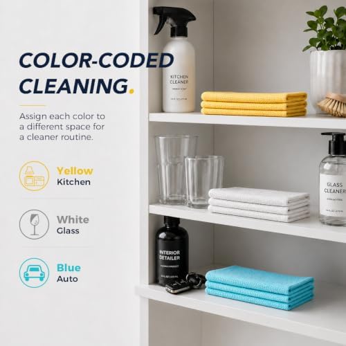 UNIMADE Microfiber Cleaning Cloth, 150 Pack Microfiber Towels - Image 5