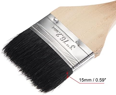uxcell Bent Radiator Paint Brush 17" Length 3" Width Bristle - Image 3