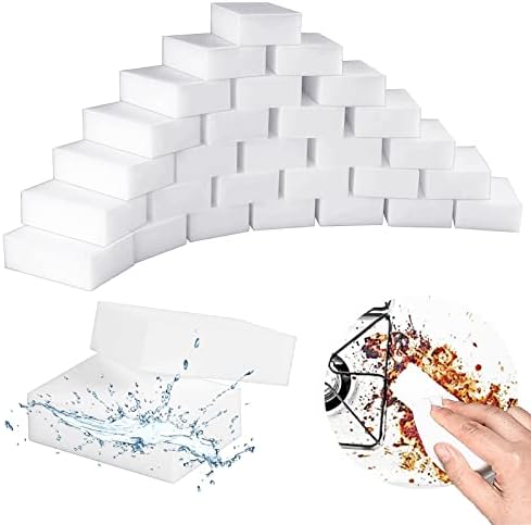 Magic Cleaning Sponges Eraser, 100 Pack Premium Melamine Sponge Foam Cleaning by YeahWhee