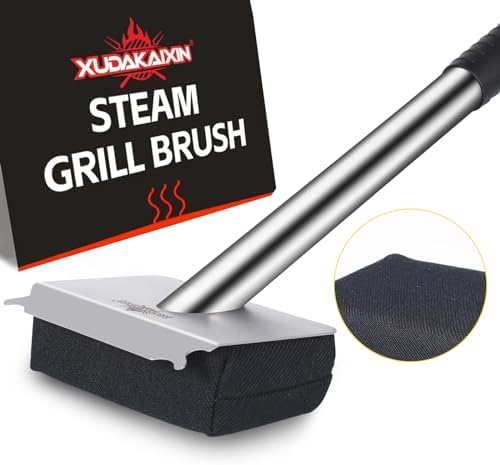 XUDAKAIXIN Bristle-Free Steam Grill Brush, No Bristle Shedding— Ultra Safe & by XUDAKAIXIN