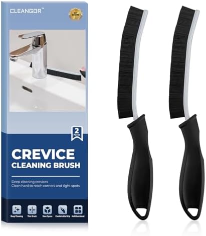 CLEANGOR Crevice Cleaning Brushes, Cleaner Scrub Brush Tool by Cleangor