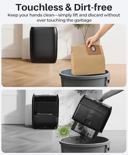 10-Pack Disposable Dustbags for Touchless Vacuum Automatic Dustpan - Image 2
