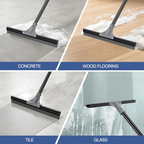 nacena Floor Squeegee with 62-in Long Adjustable Handle - Image 6