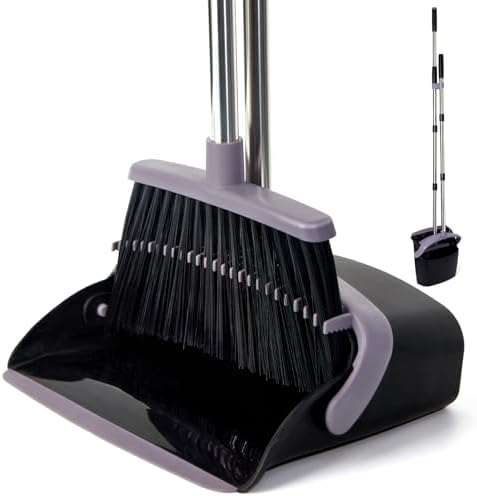 Broom and Dustpan Combo Set by XXFLOWER