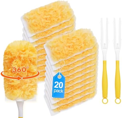 22 Pack Duster Refills w/2 Handles, Compatible by YagoDago