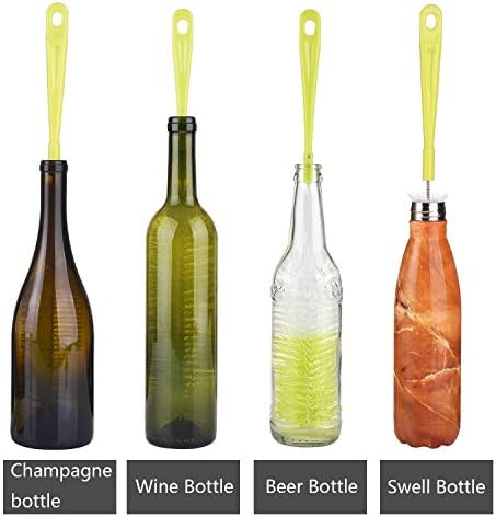 ALINK 3-Pack Long Narrow Neck Bottle Cleaning Brush - Image 4