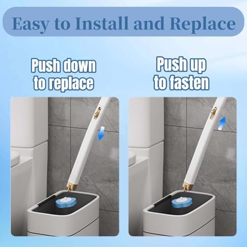 Disposable Toilet Brush with 36 Refills, Toilet Bowl Cleaner, Toilet Cleaning - Image 7