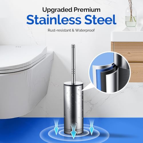 HAMITOR Toilet Brush and Holder Set - Image 3