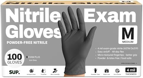 Nitrile+ SUP Exam Plus Gloves, Powder-Free Disposable by SUP