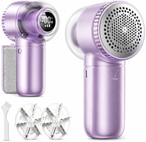 Fabric Shaver with Lint Brush, Large Lint Shaver with Digital Display by Fabricshaver