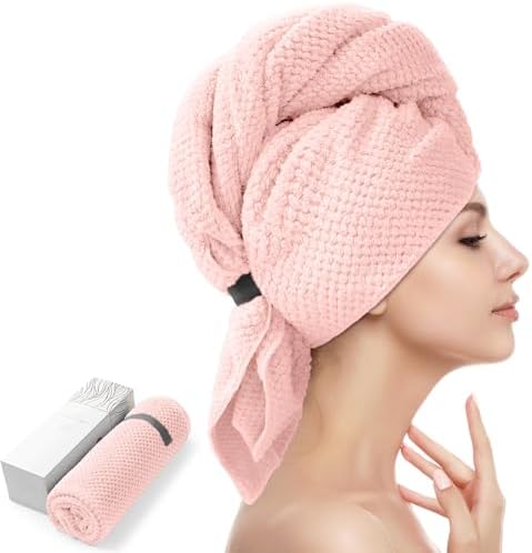 YFONG Large Microfiber Hair Towel Wrap by YFONG