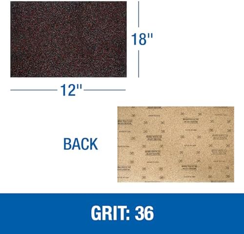 Mercer Industries 418036 Silicon Carbide 12" x 18" Floor Sanding Sheets - Image 2