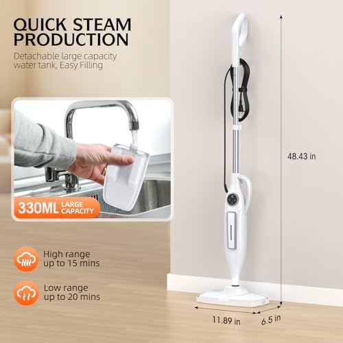 10-in-1 Steam Mop, Powerful Handheld Steam Cleaner - Image 3