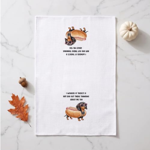 Funny Hot Dog Kitchen Towels Hostess Gift - Image 4