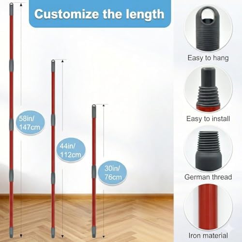 Microfiber Flat Mops for Floor Cleaning, Flat Mop - Image 4