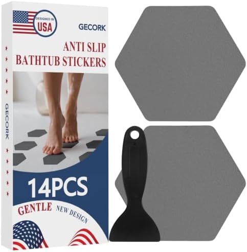 Gecork 14PCS Anti-Slip Shower Stickers by Gecork