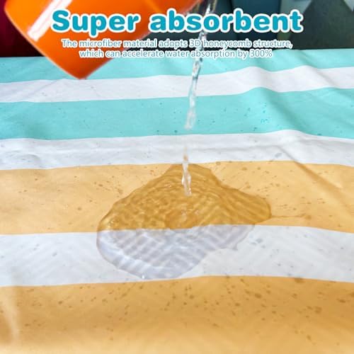 2 Pack Microfiber Beach Towel - Image 4