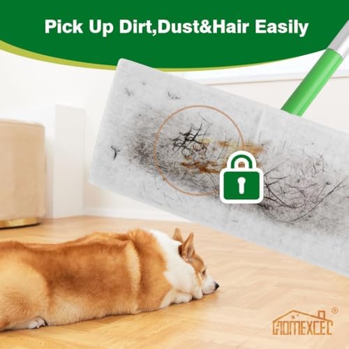 HOMEXCEL Dry Sweeping Cloths for Swiffer Sweeper 120 Count Disposable - Image 6