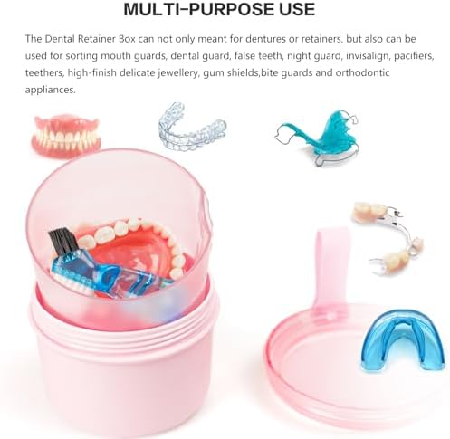 Leak Proof Travel Denture Bath Case - Image 2