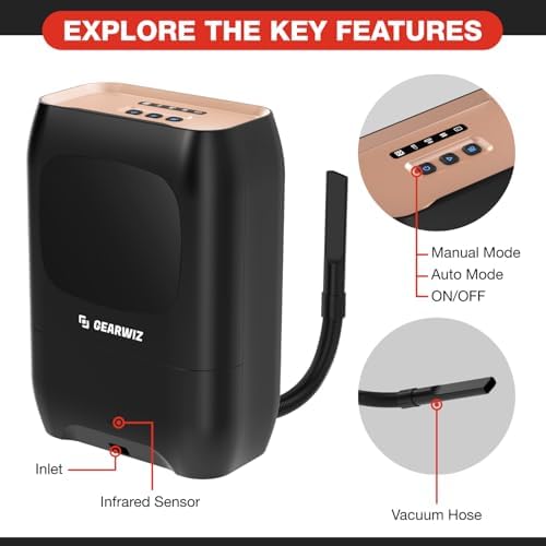 Gearwiz Touchless Automatic Electric Vacuum Dustpan - Image 3