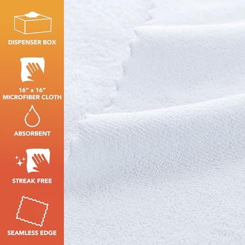 Arkwright Smart Rags Microfiber Cleaning Cloths, Lint Free 215 GSM Reusable - Image 2