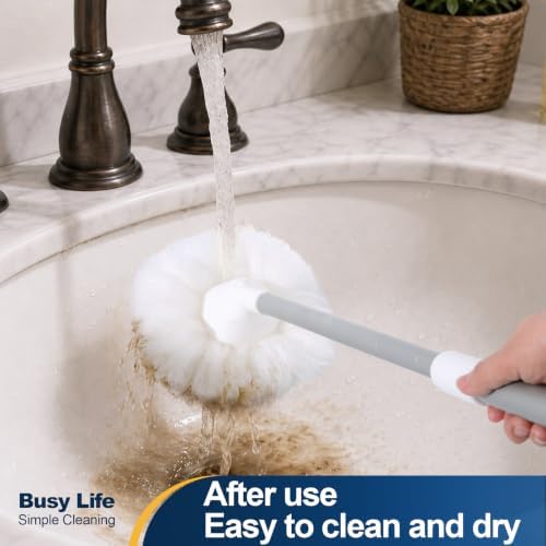 Yocada Non-Scratch Tub Tile Scrubber Brush Lightweight 49.6" - Image 4