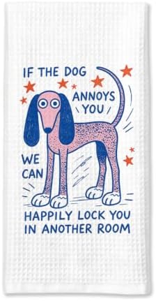 Funny Dog Kitchen Towels Kitchen Decor Accessories Hostess Gifts by Sldpngo