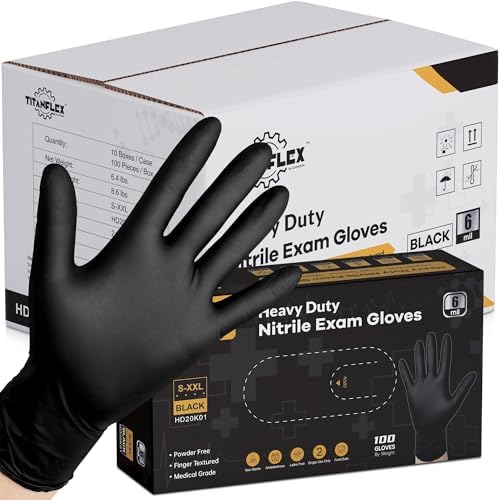 TitanFlex Disposable Nitrile Exam Gloves by TitanFlexDisposableGloves