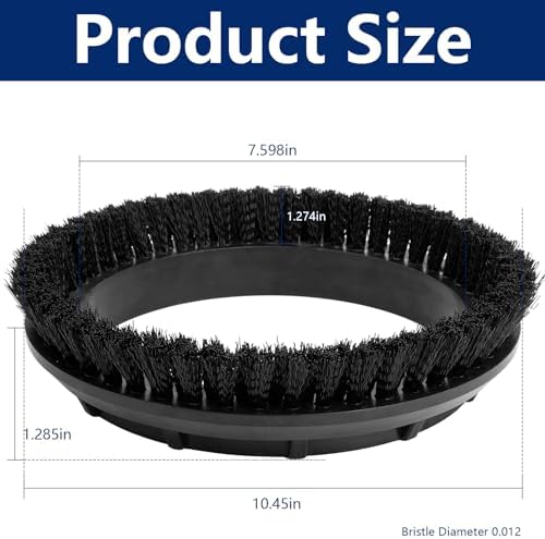 237049 Black Nylon Carpet Brush - Image 2