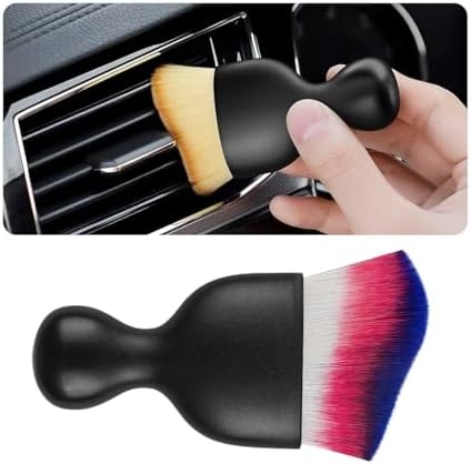 Blilo 3.86 Inch Curved Car Interior Vent Detailing Brush by Blilo