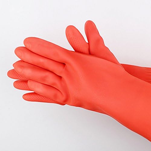 22" Extra Long Elbow Length Latex Dish Gloves Non-Slip - Image 6