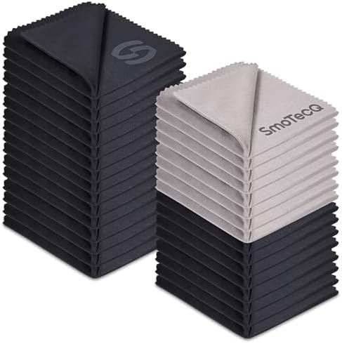 SmoTecQ 32 Pack Microfiber Cleaning Cloths by SmoTecQ